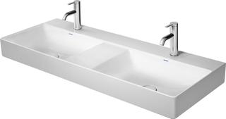 Duravit Möbel-Doppel-WT gs DuraSquare 120x47cm, o. ÜL, m HLB, 2 HL, weiß