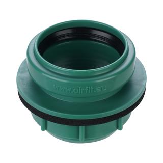 Airfit Anschraub-Muffe DN 50, grün f Kst.- Reinigungs-Deckel