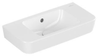 V&B Handwaschbecken Compact O.Novo 50x25cm, m ÜL, o. Hahnloch, weiß C-plus