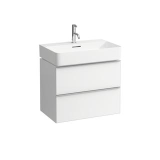 Laufen Waschtischunterschrank SPACE 63,5x52x41cm, m 2 Laden, Nussbaum hell