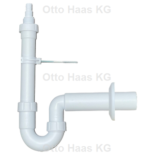 HAAS Gerätesiphon DN 50, 1 Kom-Gerät. 3/4", 1" + G 1", PP