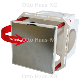 HAAS Kunststoff-Wandeinbaukasten groß, befliesbar