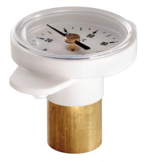 HS Bimetall-Thermometer UNIVERS 1480 für Iso-T-Kugelhähne