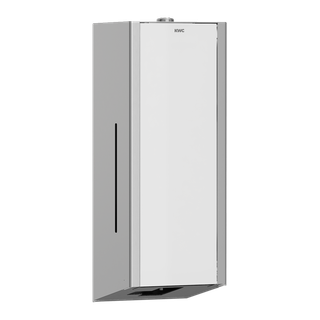 AR Seifensp., EXOS, elek., Edelstahl, AP, 120x325x120 mm, Front ESG weiß