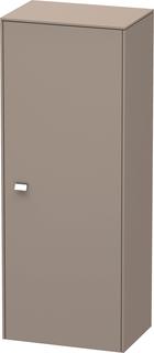 Duravit Halbhochschrank Brioso Individual, Tür rechts, chrom/Basaltgrau