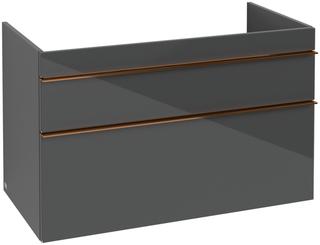 V&B Waschtisch-Unterschrank Venticello 95,3x59x50,2cm, B mi, G Cop, Gl. glo Gr