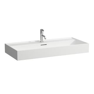 Laufen Waschtisch KARTELL 100x46cm, ub.-fähig, m ÜL, 3 HL, we. ma