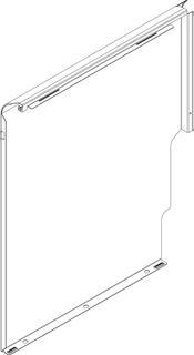 BOSCH Ersatzteil TTNR: 87186690740 Blende Gerät links