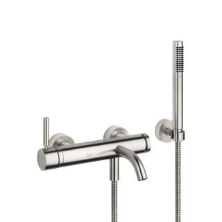 Dornbracht Wannen-Einhandmischer META m Schlauchbrausegar., Wd-mont., ch geb.