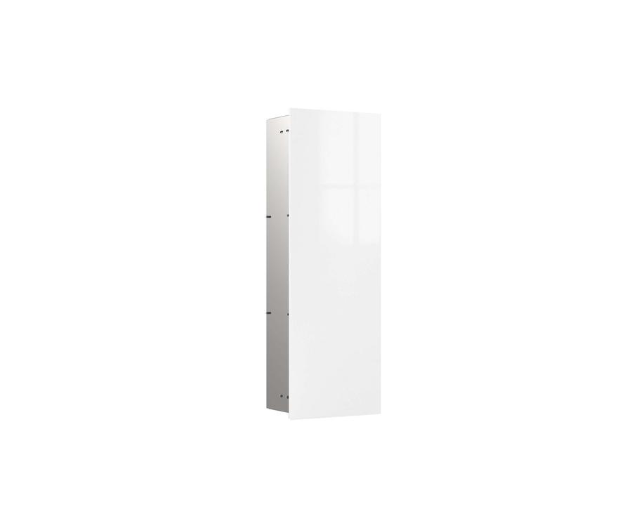 Artikelbild 1 des Artikels „EMCO Unterputz-Schrankmodul Asis pure 730mm, 1 Tür, TA li, Glasfr., we. hgl weiß hochglanz“
