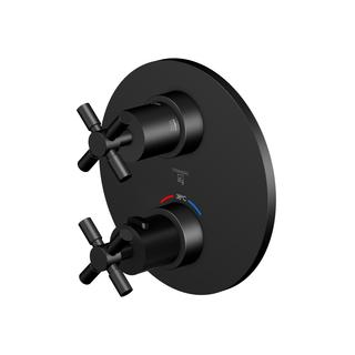 Steinberg Fertigmontageset Serie 250 für Unterputzthermostat, Matt Black