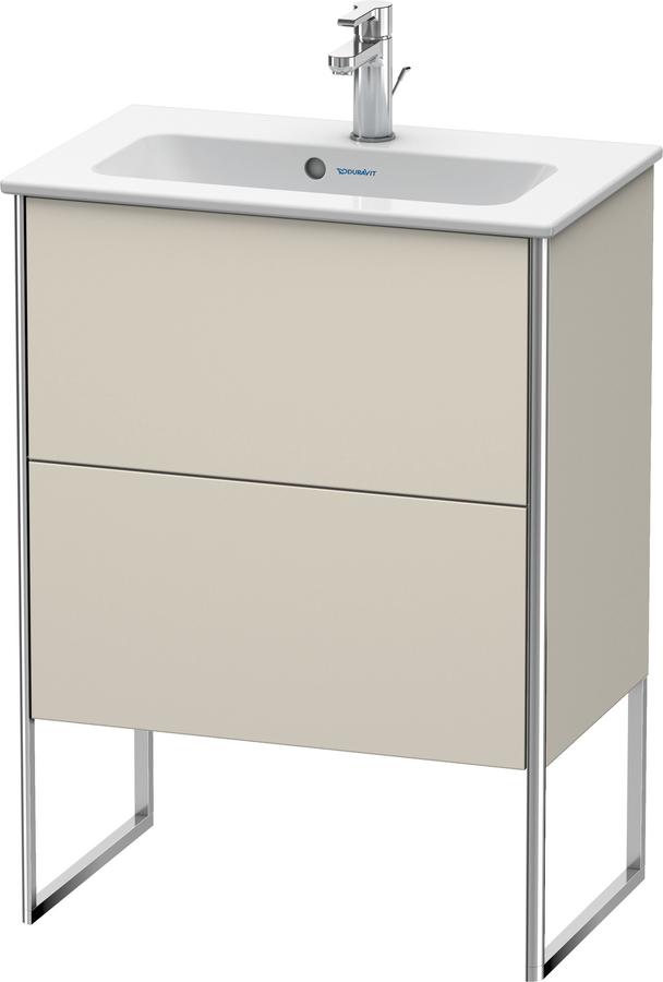 Artikelbild 1 des Artikels „Duravit WT-Unterschrank Compact XSquare 2 Ausz., steh., 61x38,8cm, Tau supermatt 61 x 38,8 cm | taupe supermatt“