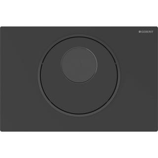 Geberit WC-Steuerung Netz, 2-Mg., Pl/T sw m lack., Ring sw