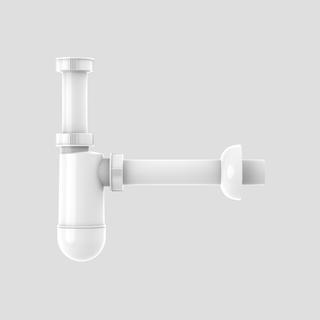 Sanit Flaschengeruchsverschluss 610/3 Kunstst., G1 1/4x32mm, ohne Ablaufventil