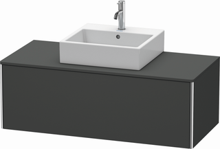 Duravit Waschtisch-Unterschrank XSquare 120x54,8cm, gra m, f K, 1 Ausz., wandh