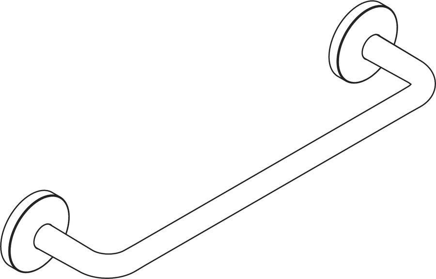 Artikelbild 2 des Artikels „hansgrohe Stange Axor Universal Circular 355x78mm, Wd-mont., brushed gold optic brushed gold optic“