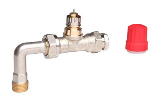 Danfoss Ventilgehäuse RA-K R 1/2, f Zweirohranl., DG mit Bogen