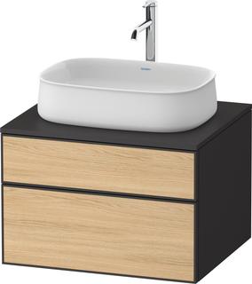 Duravit Waschtisch-Unterschrank Zencha 65x55cm, 1 Lad, E nat/grap m, k Einr-Sys