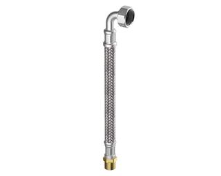Flamco Panzerschlauch Meiflex 1/2"x1/2" AG/IG, Bog. 15x700mm, m Bogen