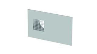 Zehnder Außenwandgitter DN 125, An R, ES, 500x320x101mm