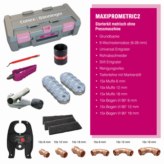 IBP >B<MaxiPro metrisch Starterpaket MPMSTARTERKIT2 ohne Pressmaschine