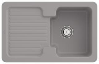 V&B Spüle Condor 45 m Abl.garn, Hand., fossil CeramicPlus