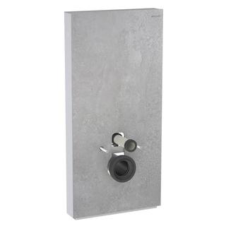 Geberit Wand-WC-Modul Monolith Bauh. 101cm, Fr. Beton, Seite aluminium