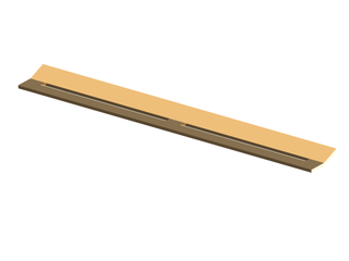 TECE Profildeckel drainprofile po gol opt/gol optk., m PVD, f Duschr.