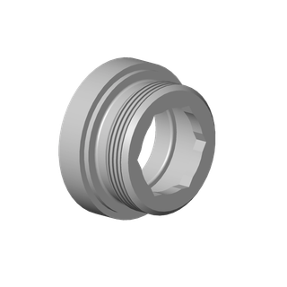 DO Rastbuchsenaufnahme Ersatzteile 091212043 D 19,5 x 9,5 mm Platin