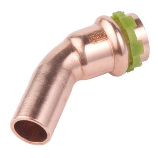 AIPS Bogen VSH SudoPress SP5040V 54mm, 45Grad, I/A, Kupfer, EPDM-O-Ring