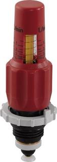 Uponor Flowmeter Vario mit Schauglas, rot, 0 - 4 l/min