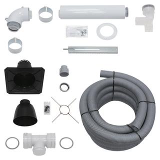 VA Paket 1.52 Luft-/Abgasführung flex., Anschluss-Set D 60/100 PP (3 St.)