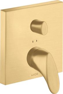 hansgrohe Fertigset Axor Starck Organic UP-Wannen-EHM, brushed gold optic