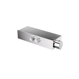 Steinberg Unterputz-Thermostat Serie 390 für 2 Verbraucher, elektronisch, chrom