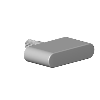 DO Griff ERSATZTEILE 092070051 46 x 43,5 x 11 mm Chrom