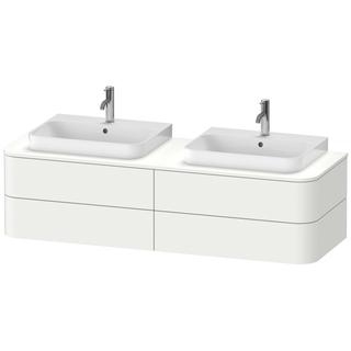 Duravit WTU o. ES Happy D.2 Plus 40,8x160cm, 4 SchKa., BP b, we. s-matt