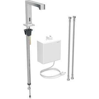Geberit Infrarot-WT-Armatur Brenta m Mischer, Stand, Netz, AP-Box, hgl-vc