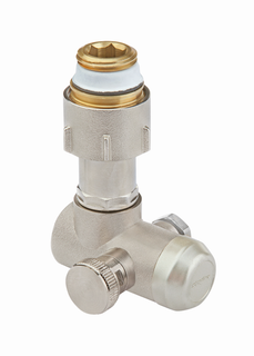 Flamco Teleskop-Eckverschraubung G 1/2 AGxG 3/4 IGx12mm, mit Entleerung