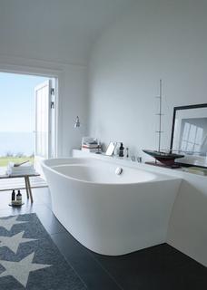 Duravit Ab- u. Überlaufgarn. Quadroval Bowdenzug 72,5cm, d 5,2cm, m Bodenz, chr