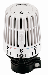 Heimeier Thermostat-Kopf K m Direktanschl., für Danfoss RAVL, weiß
