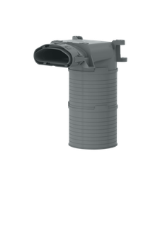STIEBEL Wand-/Deckenauslass LVE WDA 125 mit abnehmbaren Anschlussadapter