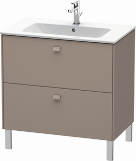Duravit Waschtisch-Unterschrank Brioso 82x47,9cm, bas. matt, 2 Auszüge, stehend