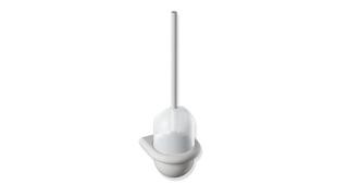 HEWI Toilettenbürstengarnitur 477 141x470x140mm, Wd., Obert. m we, li-grau