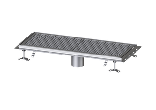Kessel Kastenrinne Ferrofix 400x1050x60mm, m Fliesenanschlusswinkel