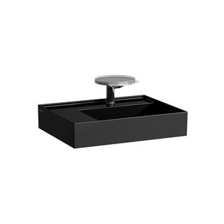 Laufen Aufsatzwaschtisch KARTELL 60x46cm, Abl. li, o. ÜL, 3 HL, sw gl