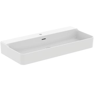 IS Waschtisch Conca 100x45x16,5cm, 1 HL, m Ü, gs, seidenw