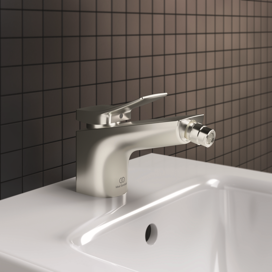Artikelbild 5 des Artikels „IS Bidet-Einhebelmischer Conca Ausl. 133mm, m Abl.-Garnitur, si storm silver storm“