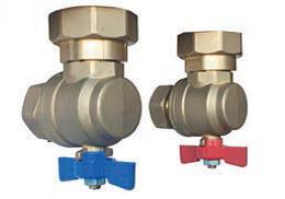 Tuxhorn Eckkugelhahn PGM-Set 2 tubra DN 20, UWM G1 - G1 IG, für Heizkreis