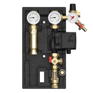 Meibes Zweistrang-Solarstation Meiflow S 3/4", mit Grundfos UPM3 Hybrid 15-70 PWM