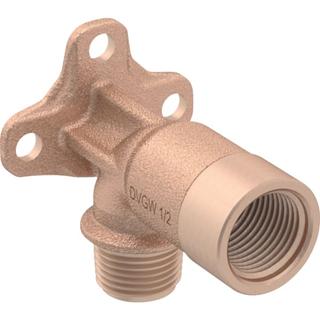 Geberit Anschlusswinkel Rp 1/2xR MF 1/2x6,6cm, 90Grad, Rotguss